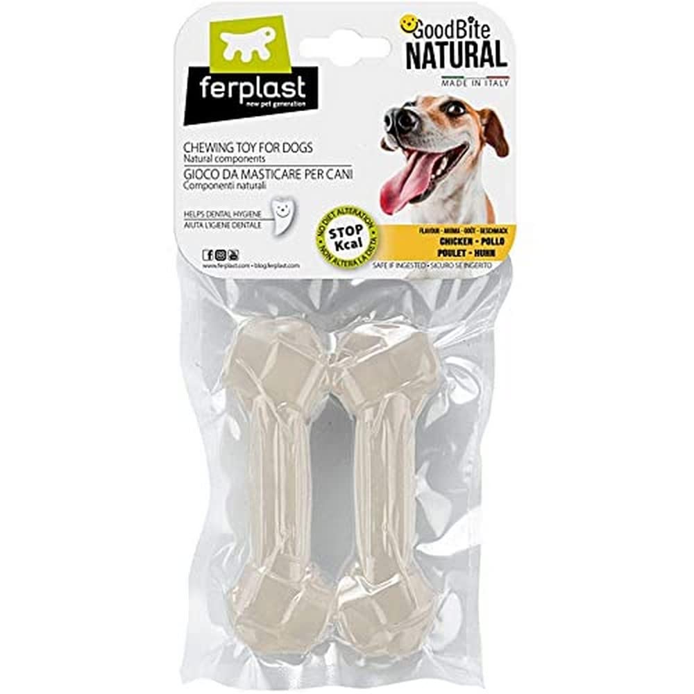 Ferplast Goodbite Natural L Mondhygiëne, Ham, Grote Honden 16 30 Kg 4 Stuks Tot 140 G In Totaal 560 G 3030866867