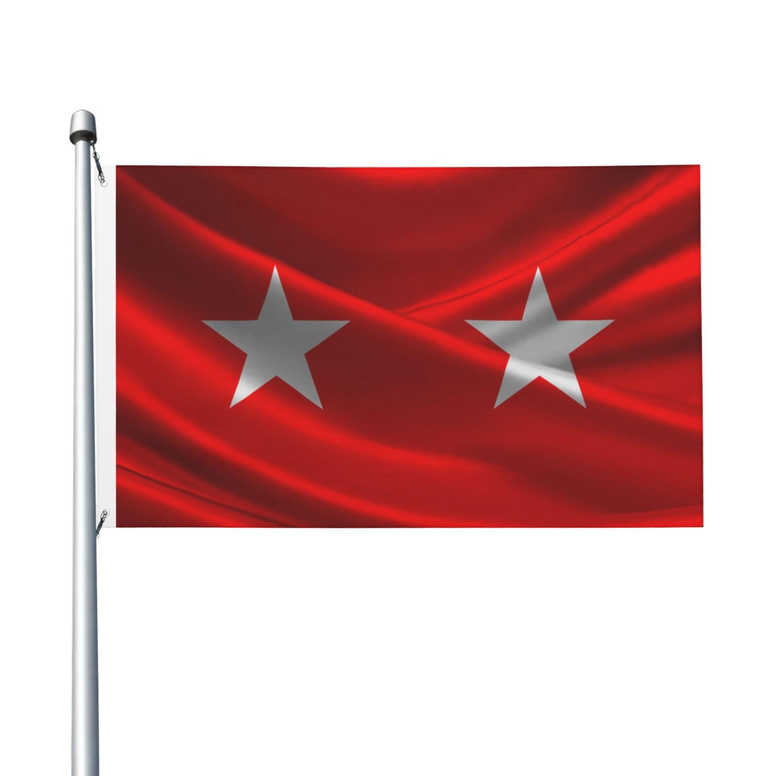 Estandarte de poliéster duradero de Mayor General de EE. UU. con acabado premium para playa