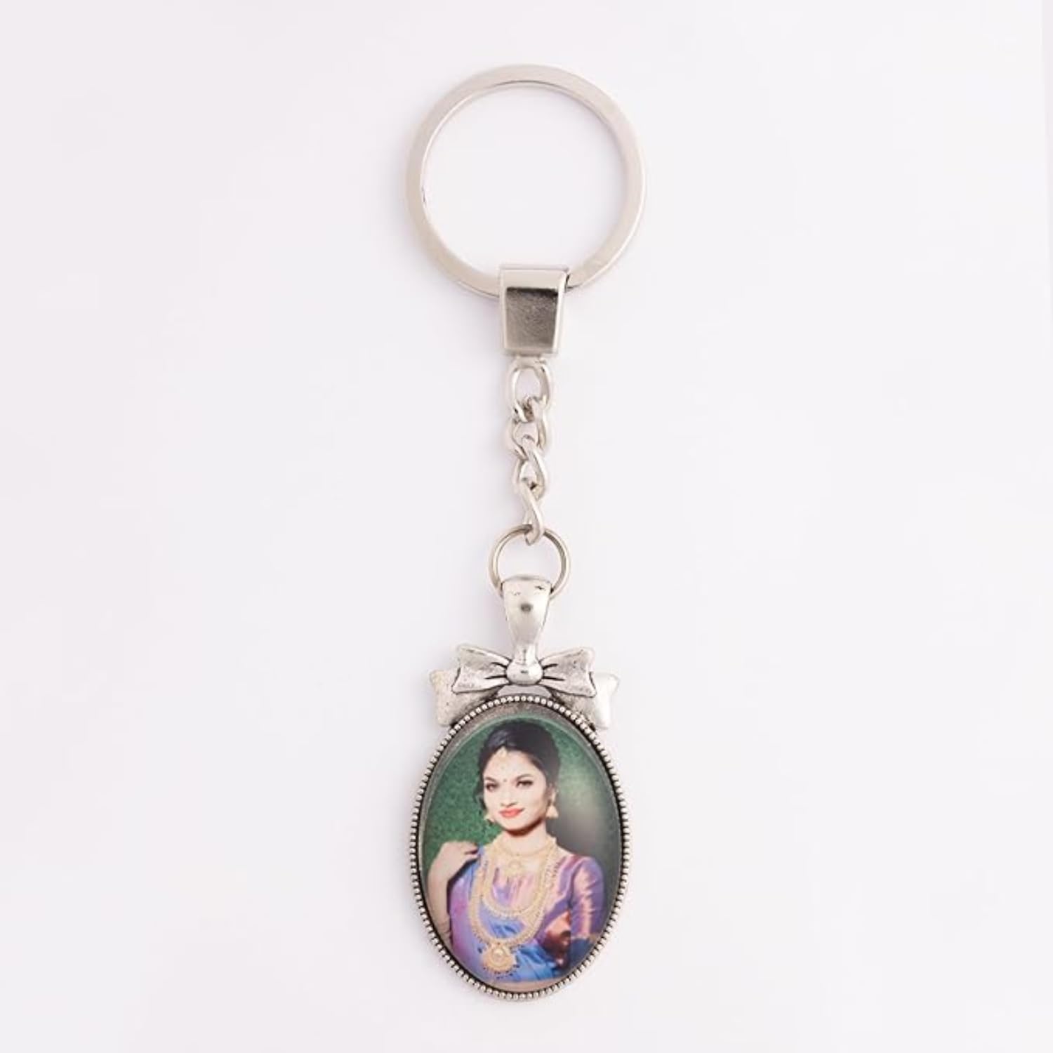 magical gifts Customized Keychains, Unique Personalized Key RIngs and Charms with Your Photos/Name/Design for Bags/Bikes/Car and Gifting Purposes (Glass, Oval - Glass)