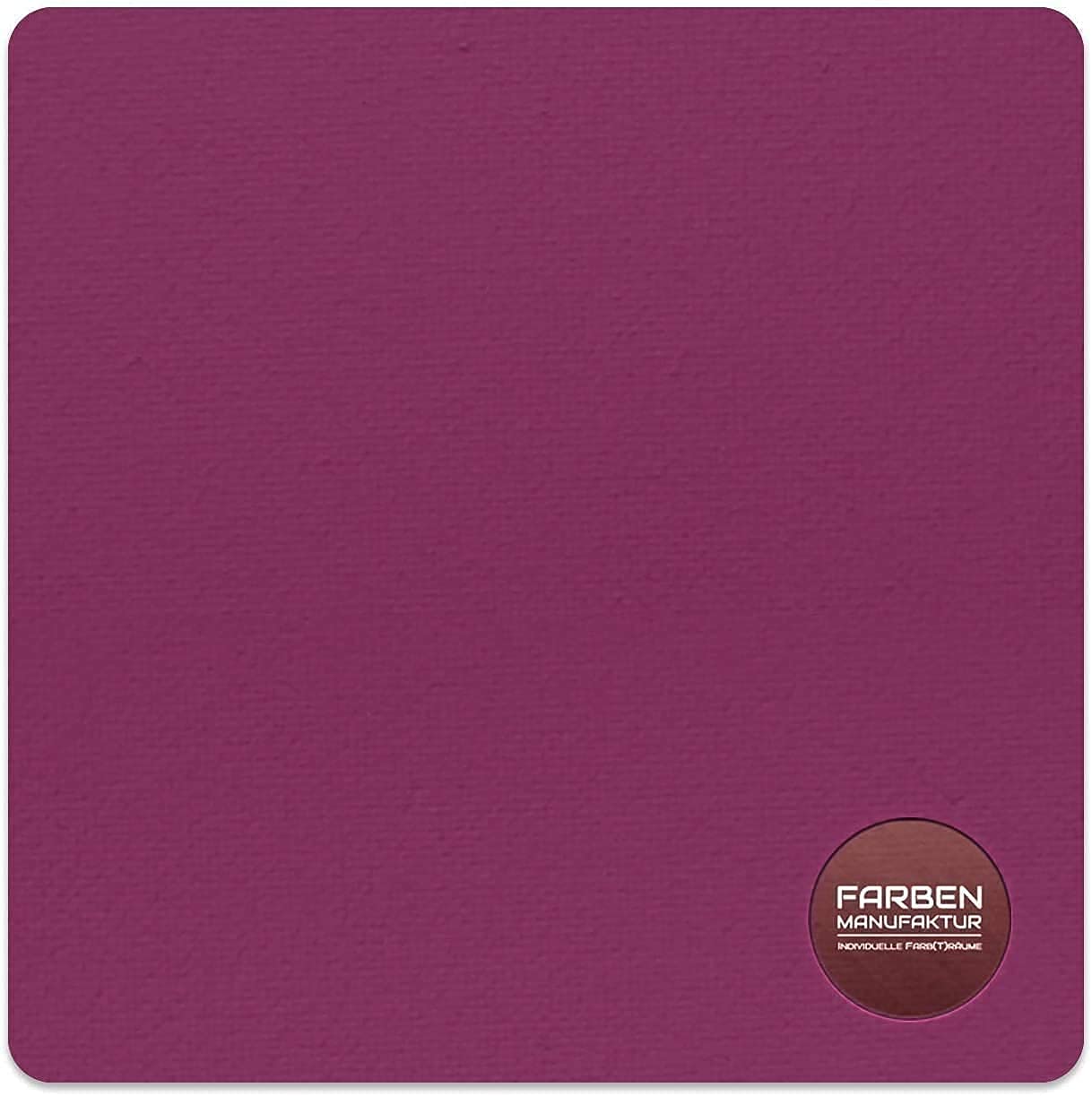 Pintura multicolor para paredes interiores de gran cobertura, sin disolventes, 1 capa es opaca (10 l, color lila rosa)