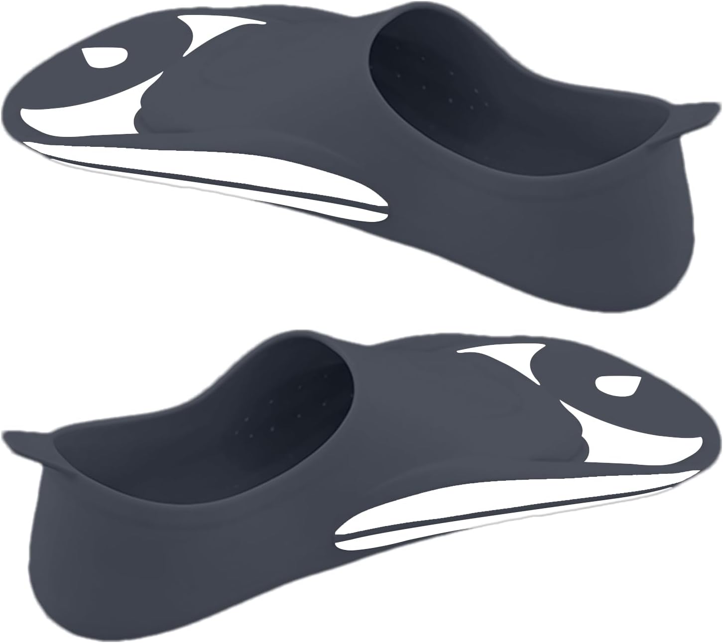 Adult Kids Short Adjustable Fins - Snorkeling Versatile Open Heel, Swimmings Flippers | Comfortable Lightweight Freediving Equipment, Snorkeling Fin Full Foot Pocket for Men and Women