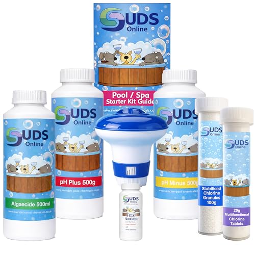 SUDS-ONLINE Small Swimming Pool Starter Kit - Perfect for 8ft /10ft /12ft /18ft /24ft