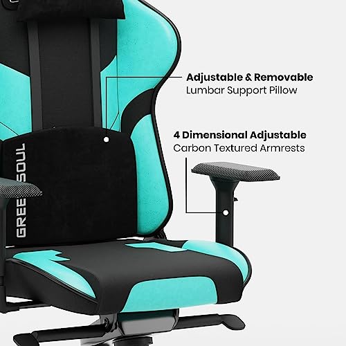 Green Soul | Xtreme | Multifunctional Ergonomic Gaming & Office Chair|Premium PU Leather Upholstery|4D Armrests|Adjustable Neck,Lumbar Pillow|180Β°... - Image 6