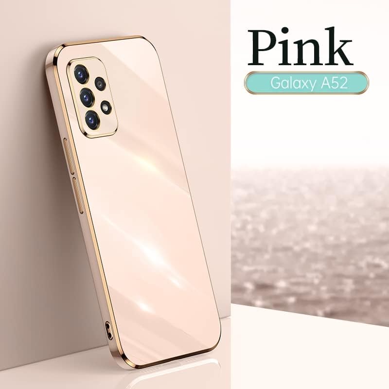 Miniatura 6 de Paquete de 2 fundas de teléfono para Samsung Galaxy A52A52S, carcasa galvanizada de silicona TPU para Samsung A52A52S para hombres y mujeres, a