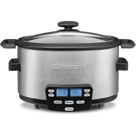 Cuisinart 4-Quart Multi-Cooker: Versatile Kitchen Companion for Slow Cooking, Steaming and More