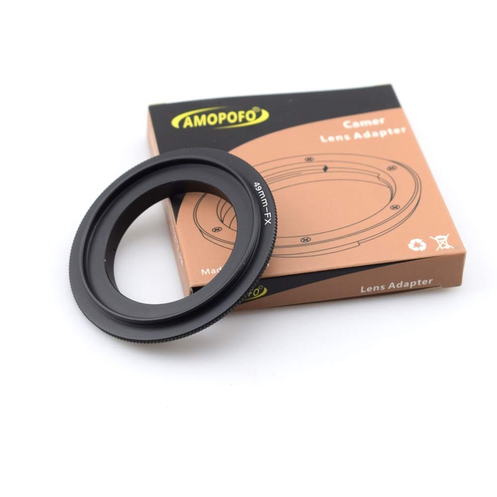 52mm To FX Filter Thread Macro Reverse Mount Adapter Ring,&for