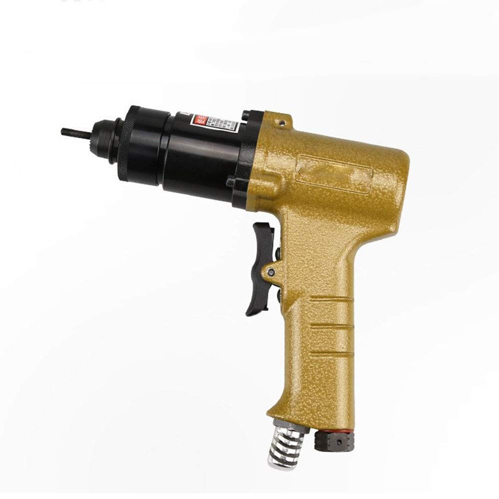 JF-XUAN Portable Practica Pneumatic Pneumatic Automatic Rivet, Pneumatic Oil Rivet Nut Easy to Operate Industrial Grade Hand Tool Hand Tools Industrial Pneumatic Riveted Nut