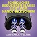 DESTEK V5 VR Brille Handy, Augenschutz 3D Handy Brille 110° FOV HD Anti-Blau Linsen VR Headset für iPhone Samsung Android 4,7-6,8 Zoll,Schwarz