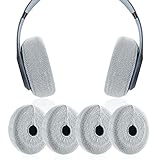 JARMOR Earpads Sweater Cover Protectors with Stretchable Knit Fabric for Beats Studio 3/2 Wireless/Wired Bose QC35 25 15 Headphones and Other Headsets with 3-4 Inch Ear Cushions [ 2 Pairs ] (Grey)