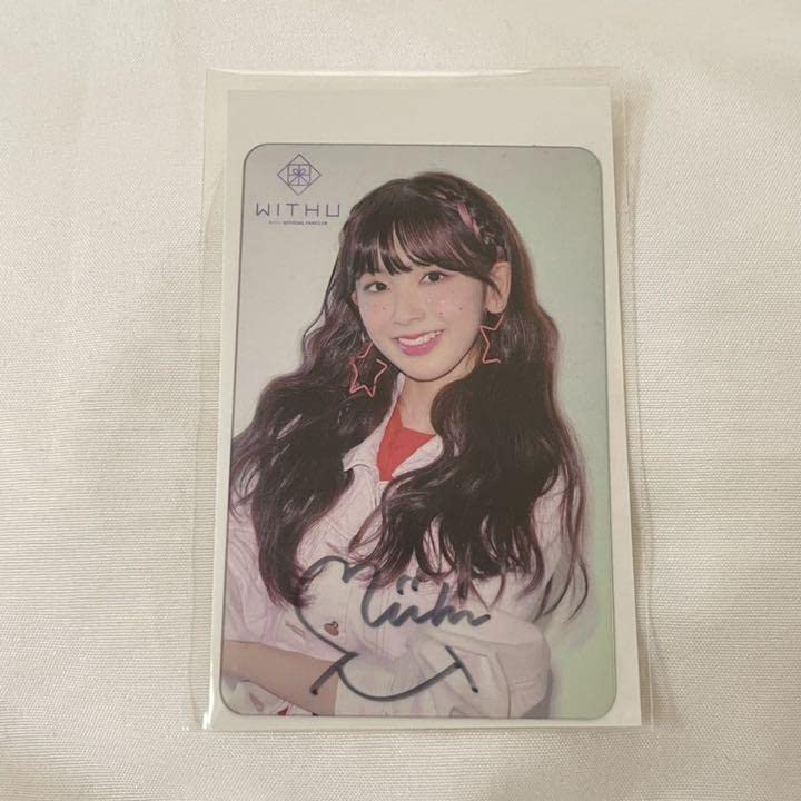 Amazon.co.jp: niziu ニジュー ミイヒ 直筆サイン クリアカード fc 虹  