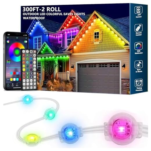 300FT RGB Smart Outdoor Lights