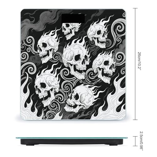 Báscula de Baño Digital con Pantalla LED y Vidrio Templado miniatura 2