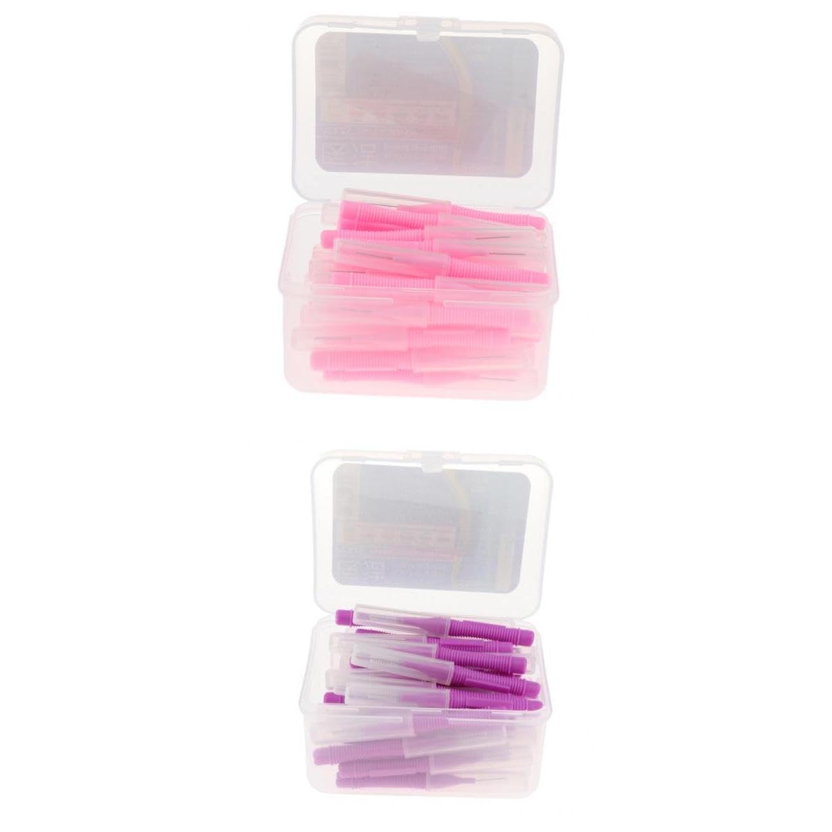 80 pcs dental interdental brush tooth pick flosser tooth pick stick | oral care