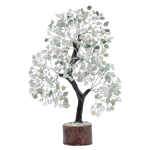 PYOR Jade Stone Bonsai Tree, Real Crystals And Stones, Crystal Tree Decor, Spiritual Gifts for Women Money Desk