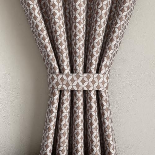 Image of Wakefit Window Curtains 5 Feet | Set of 1 | Semi Blackout Curtain | Blocks Upto 70% of Light | Rich Jacquard Weave with Textured Detailing | Brown