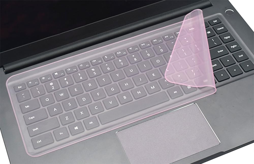 12.2" x 5.1" Universal Silicone Keyboard Protector Cover Skin for 13.3" 14" Laptop Notebook Keyboard (Without Numeric Keypad Keyboard), Ultra Thin