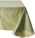 Carnation Home Fashions Vinyl Tablecloth with Polyester Flannel Backing, 52-Inch, by 90-Inch, Sage