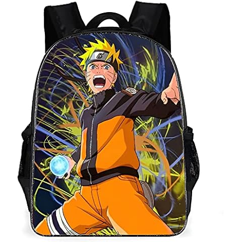 Backpacks Kids School Backpack Sasuke School Bag 3D Printed Cartoon Anime School Bags for Boys Elementary and Middle School Students Cover
