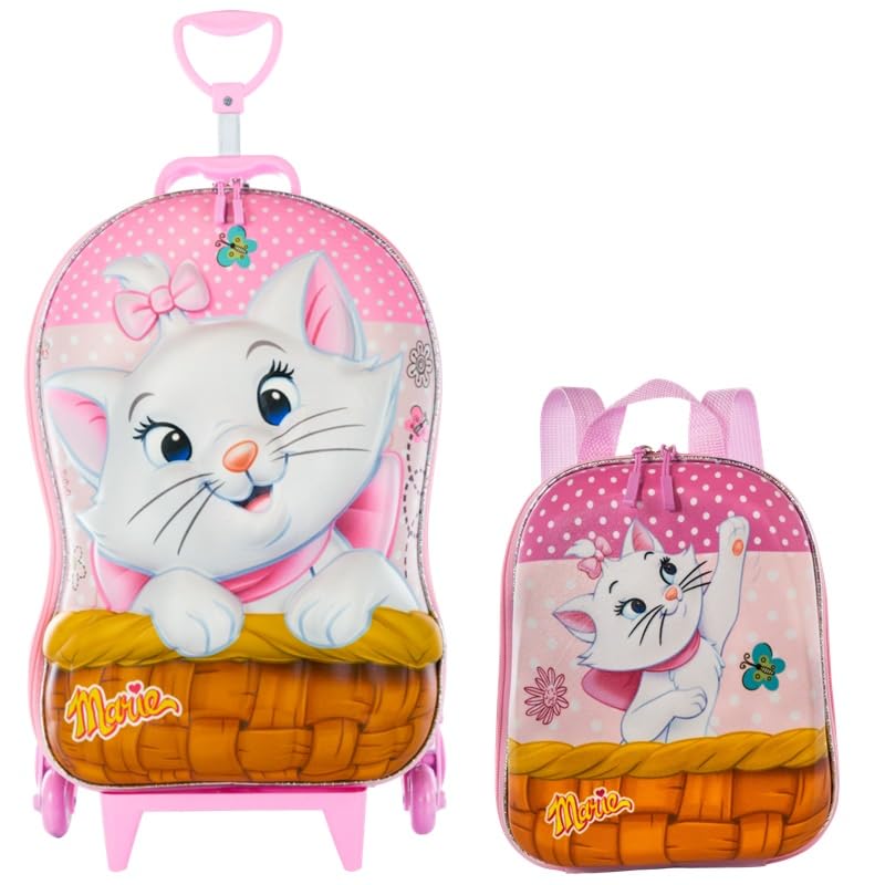 KIT MOCHILA DE RODAS + MOCHILA DE COSTAS MARIE