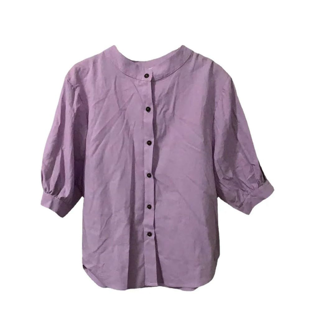 JCVBN Camicetta da donna in cotone e lino, maglietta estiva a mezza manica, casual, abbigliamento da donna