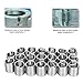 Fafeicy 20Pcs Thread Repair Insert M12x1.5 Stainless Steel Wire Thread Sleeve for Damaged Threads Restoration in Automotive and Machinery (2D)
