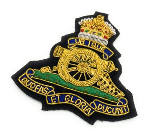 Badge Royal Artillery Crown pour restaurer un blazer militaire usé - 2
