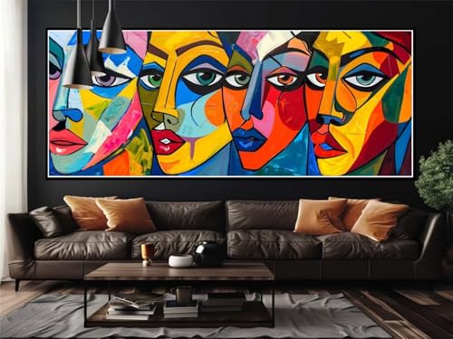 Peinture numéro adulte abstrait XXL pour sublimer votre décoration