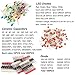 YUEONEWIN 1400Pcs Basic Electronics Component Assortment Kit, Electrolytic Capacitor, Ceramic Capacitor, LED Diode, Common Diode, Resistor, Transistor Component for Arduino, Electronic DIY Project
