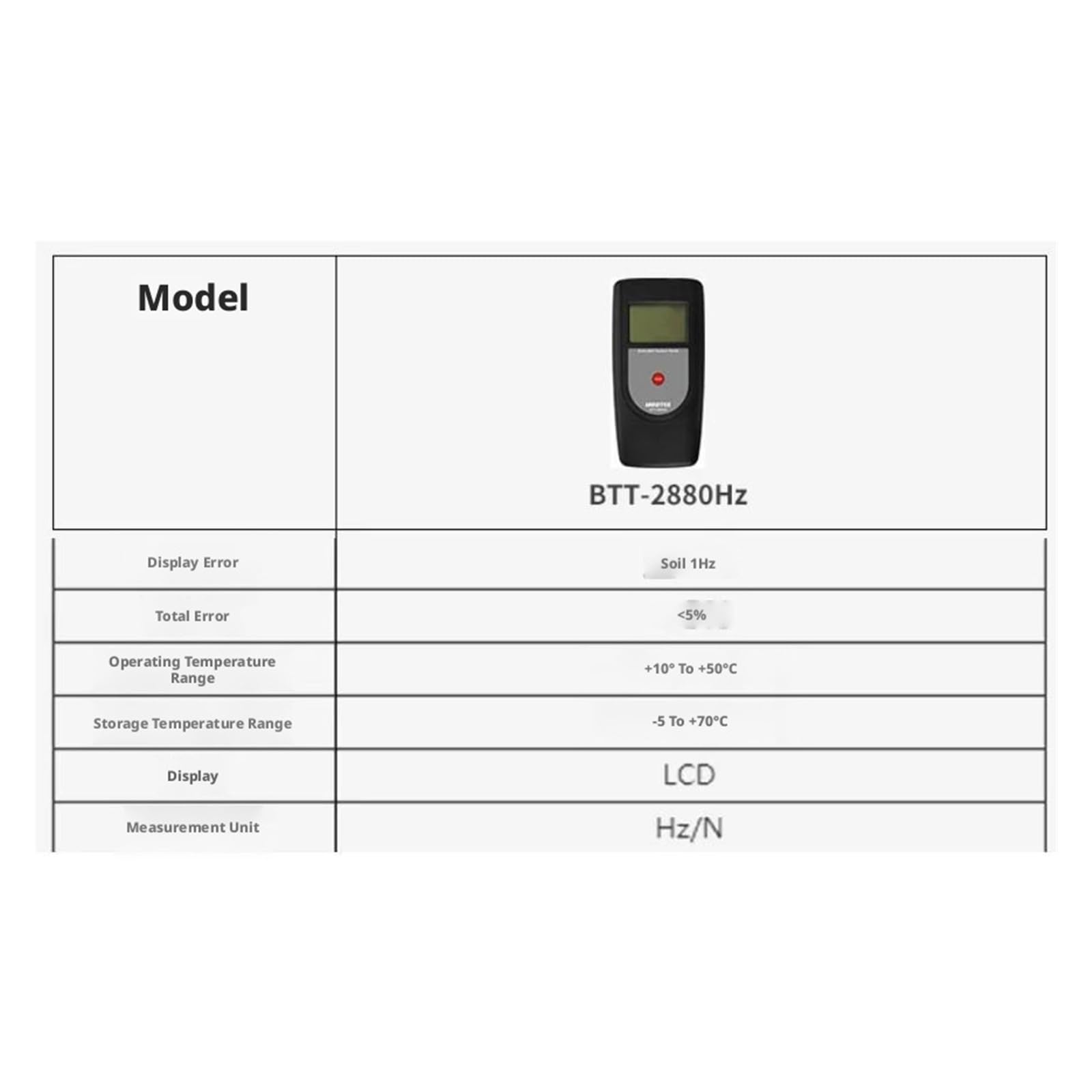 Medidor de tensión de correa BTT-2880Hz | Medidor de tensión digital, medición industrial