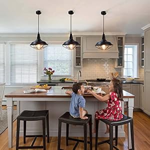 Farmhousependantlight3packs105inchindustrialpendantlightblackpendantlightkitchenpendantlightspendantlightskitchenislandforbedroombarofficekitchen Urban Country Home Decor Farmhouse pendant light 3 packs 105inch industrial pendant light black pendant light kitchen pendant lights pendant lights kitchen island for bedroom bar office kitchen urban country home decor