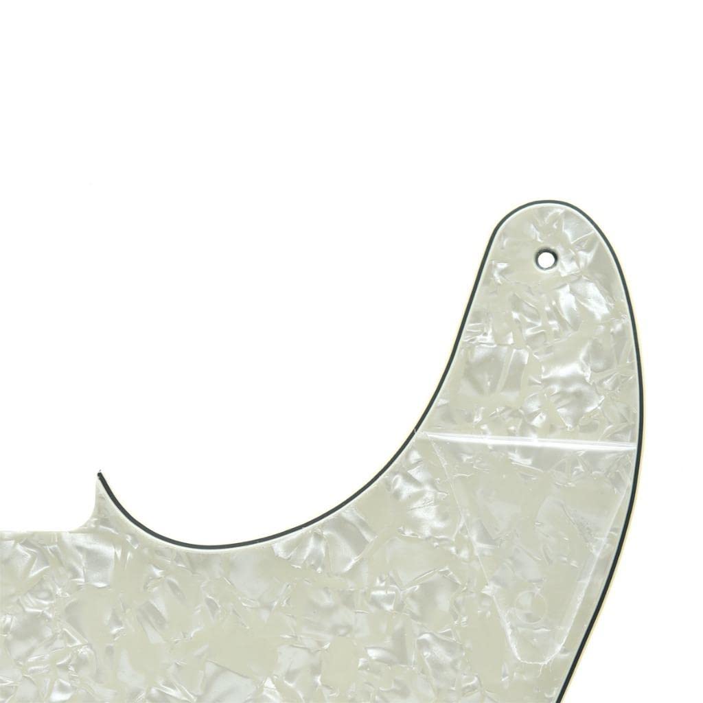 KAISH 5 Hole Tele Blank Guitar Pickguard Tele Pick Guard Scratch Plate for Telecaster Esquire Aged Pearl - Image 3