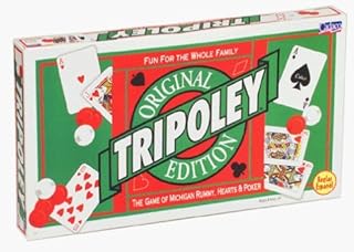 Tripoley Deluxe Edition; the Original Game of Michigan Rummy, Hearts, Poker by Cadaco
