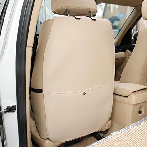 Miniatura 2 de HCMAX Paquete de 2 alfombrillas protectoras para respaldo de asiento de automóvil, impermeables, fáciles de limpiar, multifuncionales, bolsa de