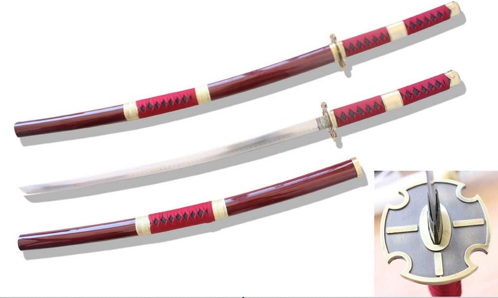 41 Inches Fantasy Japanese Style Anime One Piece Sword Stainless Steel Zoro Katana