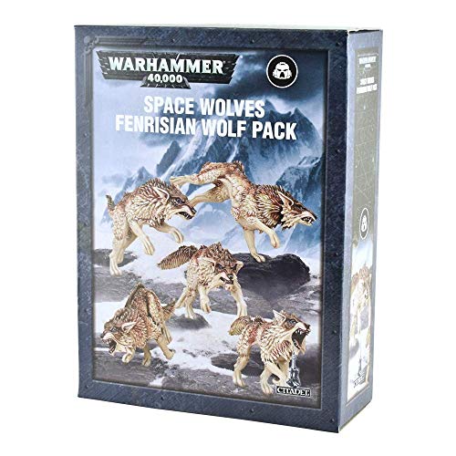 Espace Loups Fenrisian Loup 99120101221 kit plastique facile à assembler pour tournoi