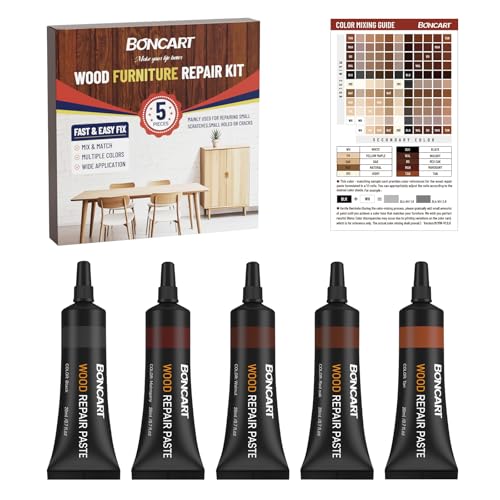 Boncart Wood Furniture Repair Kit, Wood Touch up Fillers, Repair
