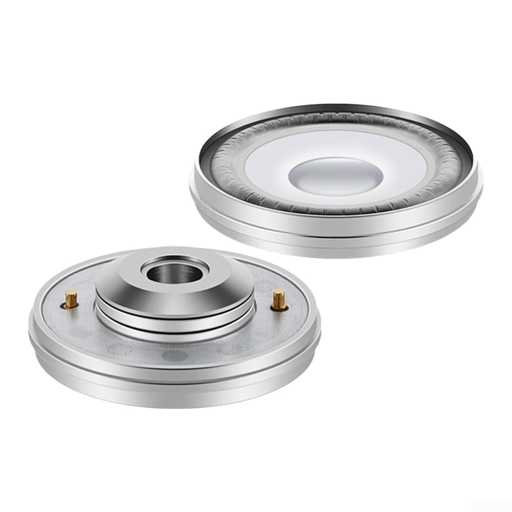 Niceminiwall Para auriculares de estudio profesional, diseño de diafragma grande de 52 mm, controlador procesado CNC, impedancia de 64 ohmios, calidad duradera para entusiastas de la música