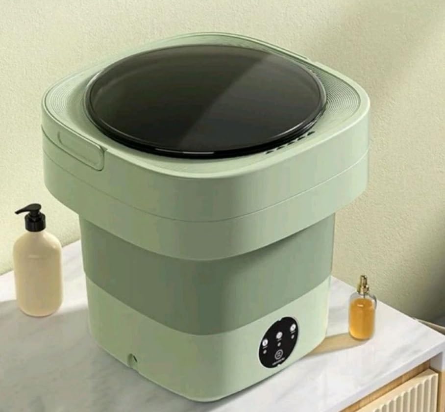 Máquina de Lavar Portátil, Mini Lavadora com Capacidade de 6,5L c...