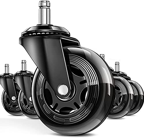 Chulovs Set di 5 ruote di ricambio in gomma per