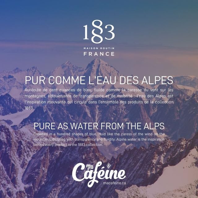 Image of 1883 Smoked Vanilla Syrup for Coffee, Cocktails & Desserts - Premium French Vanilla Flavoring Syrup, Made in France, 1 Liter Plastic Bottle