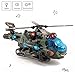 Vokodo Military Helicopter with Lights Sounds Bump and Go Self Riding Army Chopper Aircraft Toy Durable Battery Operated Kids Action Airplane Pretend Play Great Gift for Children Boys Girls Toddlers