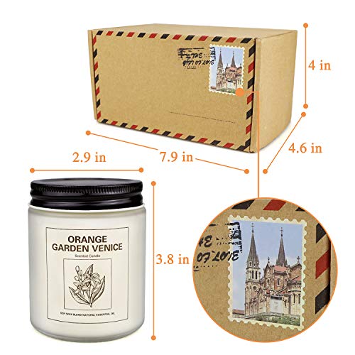 Amorxiao 4 Pezzi Candele Profumate Set Regalo