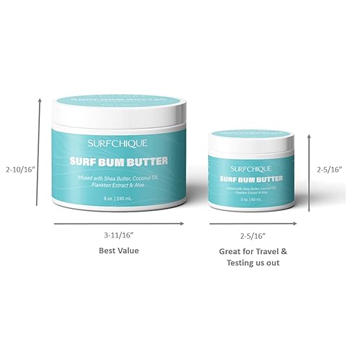 Miniatura 5 de Surf Bum - Mantequilla corporal hidratante batida con ligero aroma tropical de coco, vainilla, mango y papaya (2 onzas)