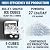 VECYS 3 in 1 Water Dispenser with Ice Maker, 27LBS Daily Ice Making and Hot Cold Water Supply, Child Safety Lock and Compatible with 3 or 5 Gallon Bottles