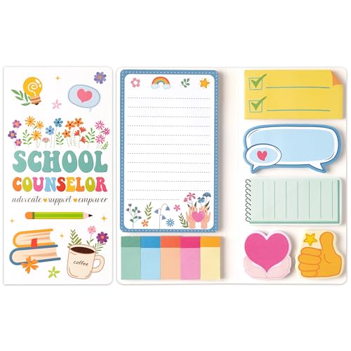 B1ykin Cute Sticky Notes Set - School Counselor Advocate...
