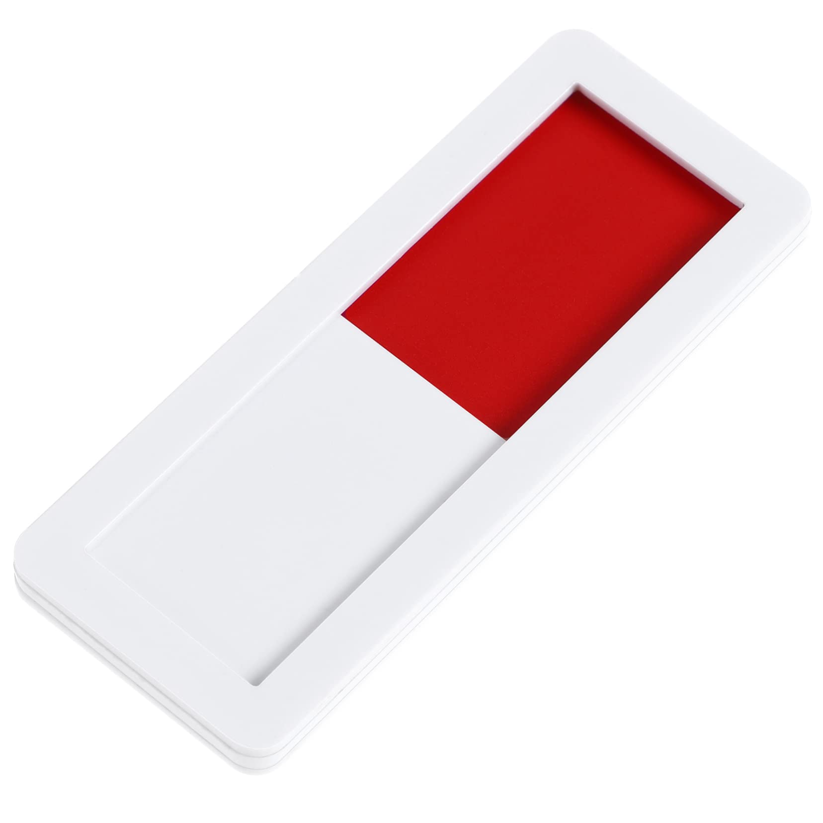 WOONEKY Sliding Door Sign Privacy Indicator Status Switch Sign for Office Bathroom Conference Room Acrylic Material Easy to Read Red Green Slider Door 4 X 1.6 Inch