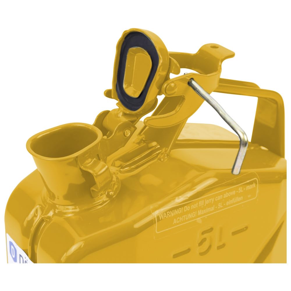 Dönges Jerrican en tôle d'acier Jaune 5 l