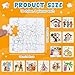 Realspring 24 Pack Color Your Own Jigsaw Puzzles for Kids Coloring Puzzles DIY Paper Jigsaw Bulk Party Favors Gifts Exchange Classroom Activities Home Educational Game Toy(Nativity)