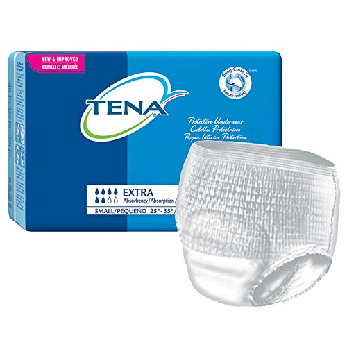 Tena Protective Underwear Extra Absorbency, Small Cs/64 (4/16s)