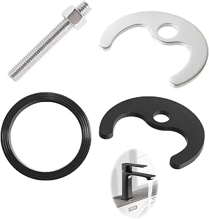 Soporte Para Grifo De Lavabo,Montaje Para Grifo De Lavado,Fijación Grifos De Un Solo Orificio,Placa Herradura De Montaje,Tuercas De Fijación De Grifos,Para Cocina,Baño,Lavadero(4PCS)